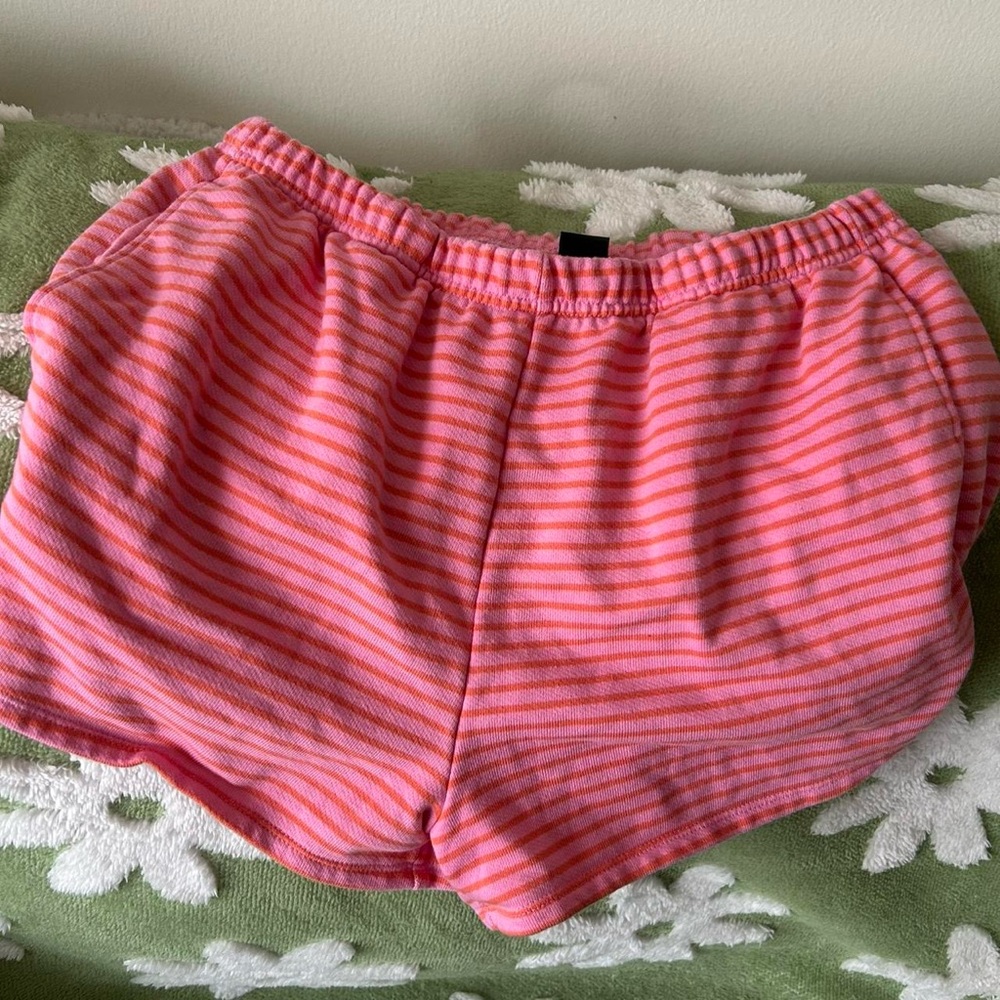 Wild Fable Pink Striped High Waist Shorts